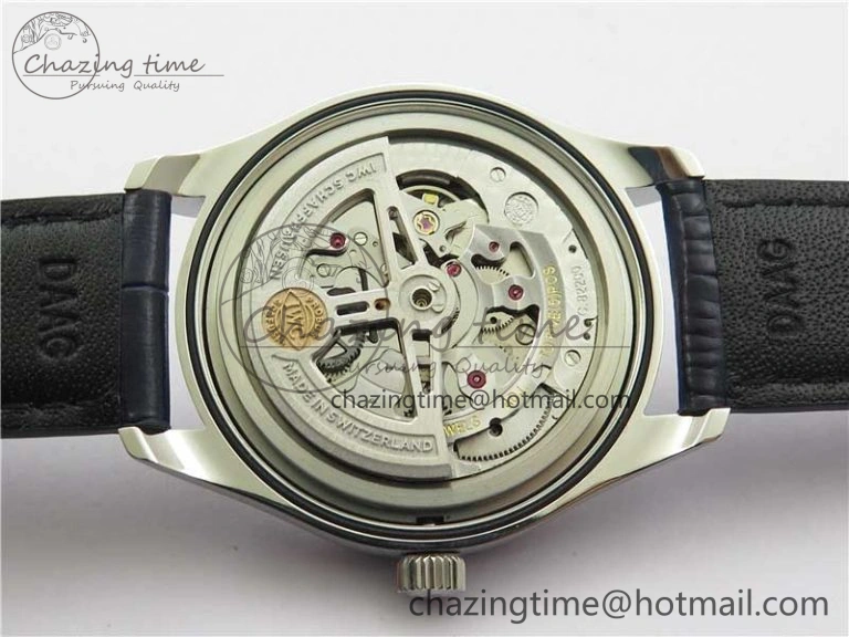 Practical Portuguese IW358304 ZF 1:1 Best Edition SS White Dial Blue Markers on Leather Strap A 7079