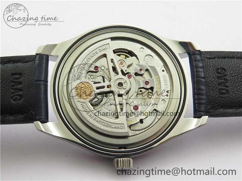 Practical Portuguese IW358304 ZF 1:1 Best Edition SS White Dial Blue Markers on Leather Strap A 7079