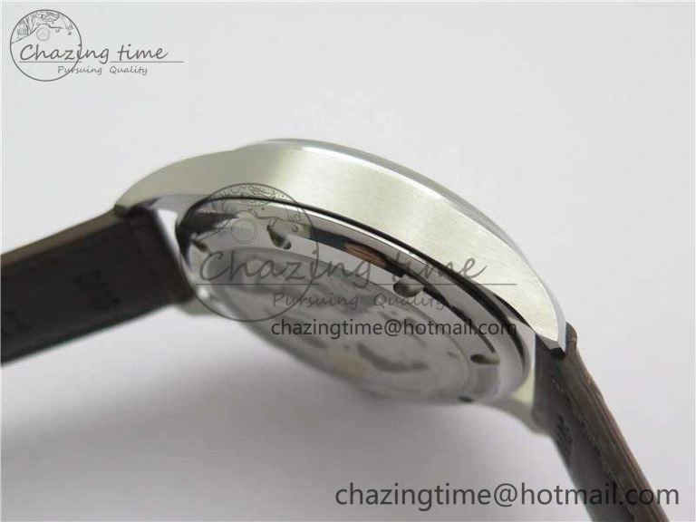 Portuguese IW358304 ZF 1:1 Best Edition SS White Dial RG Markers on Leather Strap A Lightweight 7077
