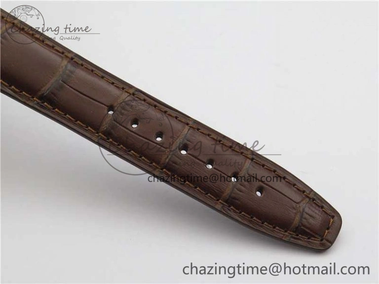 Portuguese IW358304 ZF 1:1 Best Edition SS White Dial RG Markers on Leather Strap A Lightweight 7077