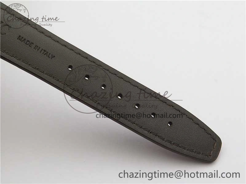 Portuguese IW358304 ZF 1:1 Best Edition SS White Dial RG Markers on Leather Strap A Lightweight 7077