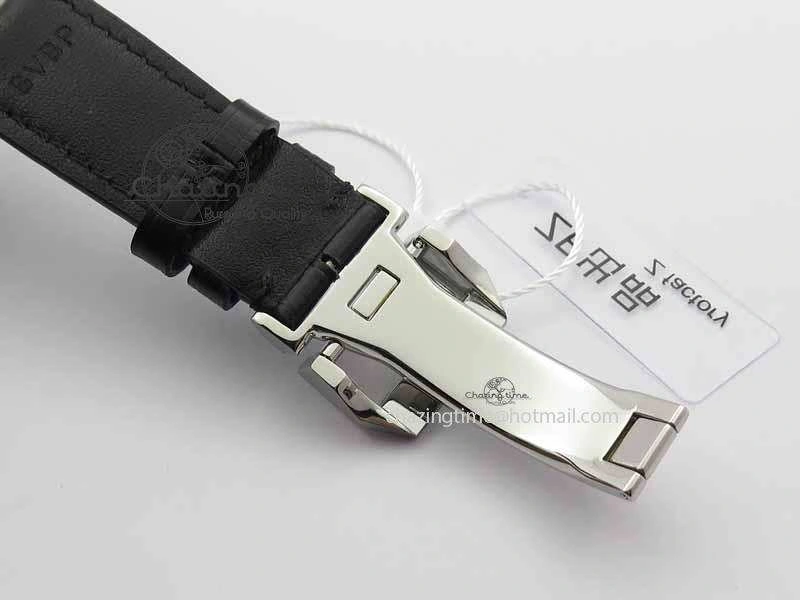 Contemporary Portuguese IW3714 Diam ZF V2 1:1 Best Edition Black Dial On Black Leather Strap A79350 (Slim Movement) 7245