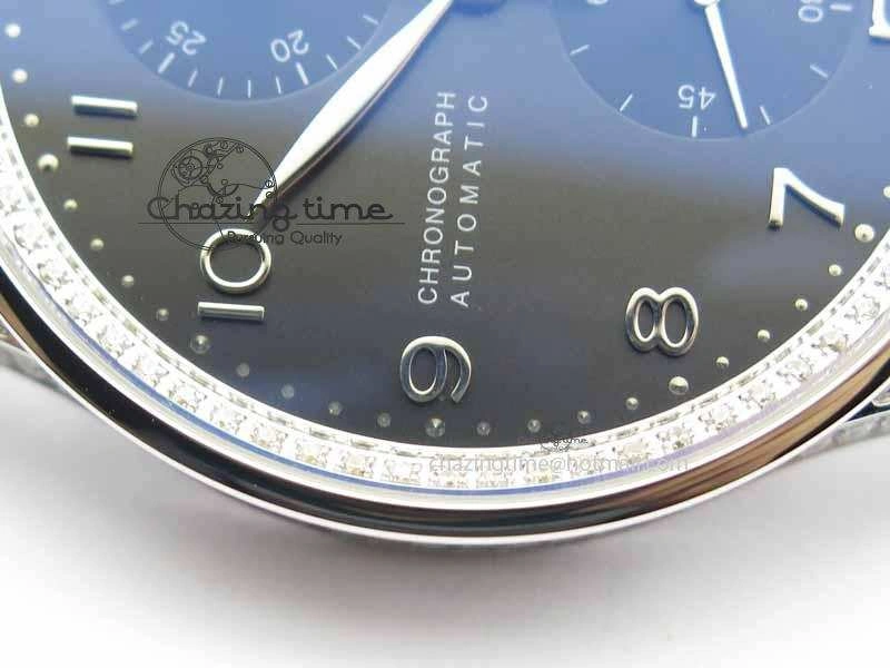 Thermal Portuguese IW3714 Diam ZF V2 1:1 Best Edition Gray Dial On Brown Leather Strap A79350 (Slim Movement) 7250