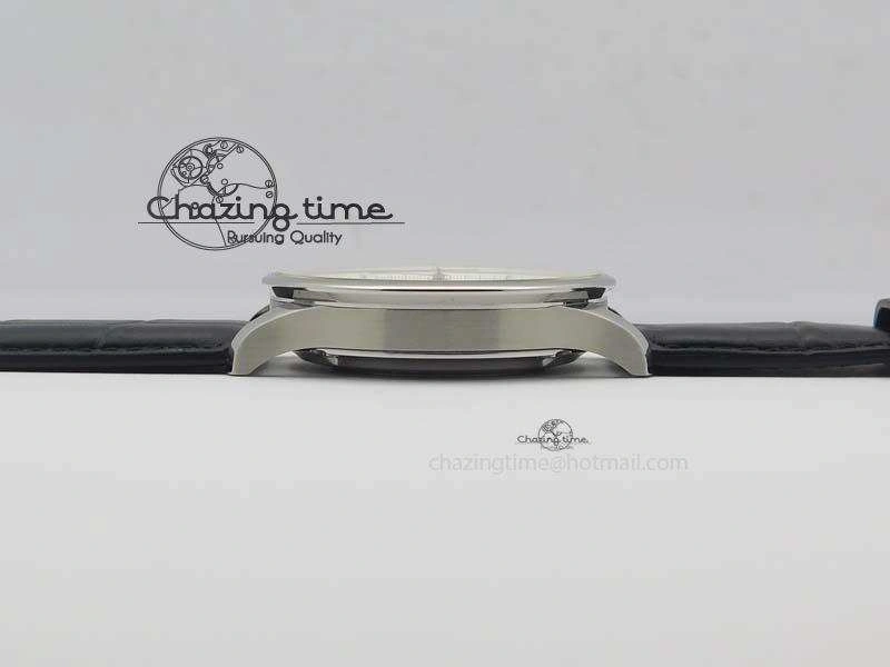 Portuguese IW371411 ZF 1:1 Best Edition SS Panda Dial On Black Leather Strap A ModernLook 7268