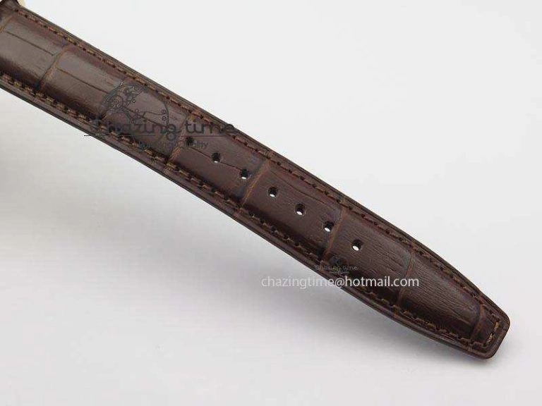Portuguese IW371415 ZF 1:1 Best Edition RG Black dial On Brown Leather Strap A Popular 7286