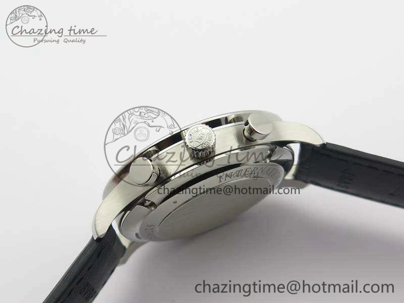 SmartChoice Portuguese IW371491 ZF 1:1 Best Edition SS Blue Dial On Leather Strap A79350 (Slim Movement) V 7221