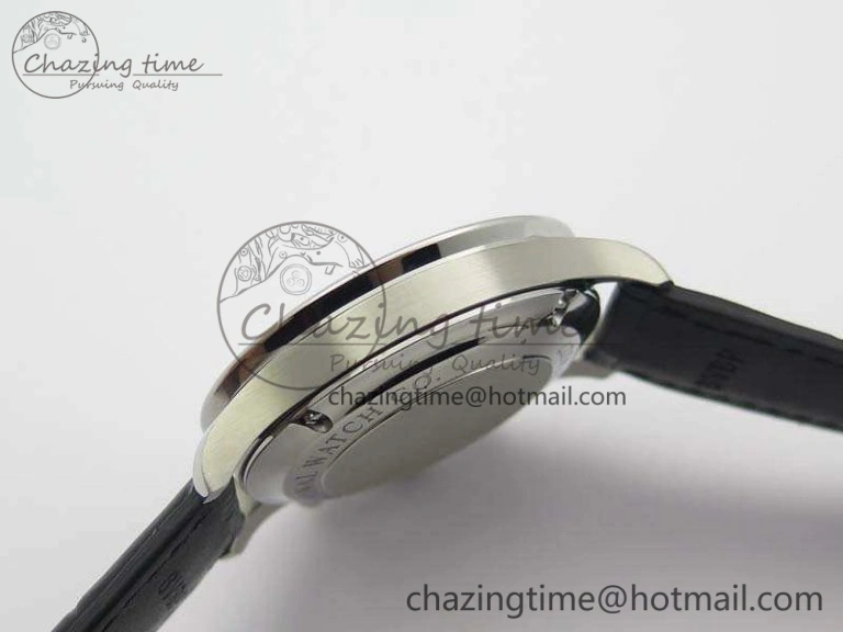 SmartChoice Portuguese IW371491 ZF 1:1 Best Edition SS Blue Dial On Leather Strap A79350 (Slim Movement) V 7221