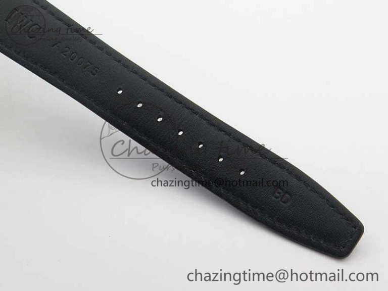 SmartChoice Portuguese IW371491 ZF 1:1 Best Edition SS Blue Dial On Leather Strap A79350 (Slim Movement) V 7221