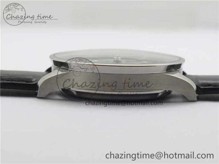 Portuguese IW371615 ZF 1:1 Best Edition SS Green Dial on Black Leather Strap A96355 V Sporty 7081