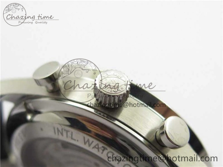 Portuguese IW371615 ZF 1:1 Best Edition SS Green Dial on Black Leather Strap A96355 V Sporty 7081