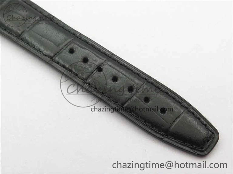 Portuguese IW371615 ZF 1:1 Best Edition SS Green Dial on Black Leather Strap A96355 V Sporty 7081