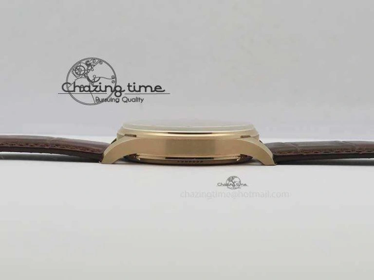 Portuguese IW5444 RG White Dial RG Numbers On Brown Leather Strap A Affordable 7253