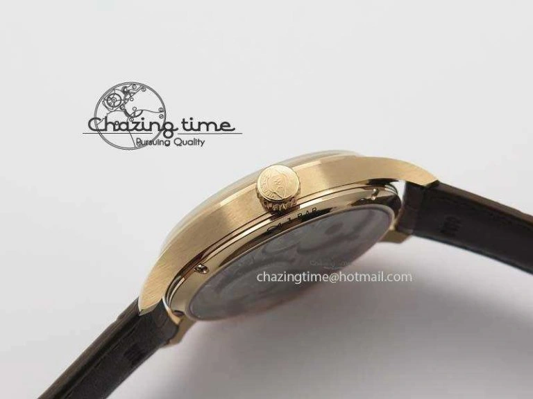Portuguese IW5444 RG White Dial RG Numbers On Brown Leather Strap A Affordable 7253