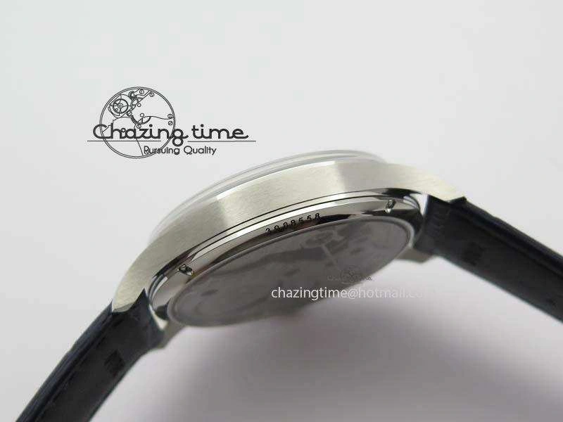 GoodFit Portuguese IW5444 SS Blue Dial On Blue Leather Strap A 7255