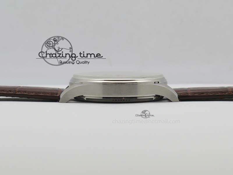 Portuguese IW5444 SS White Dial RG Numbers On Brown Leather Strap A WaterResistant 7256