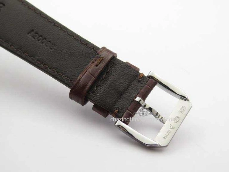 Portuguese IW5444 SS White Dial RG Numbers On Brown Leather Strap A WaterResistant 7256