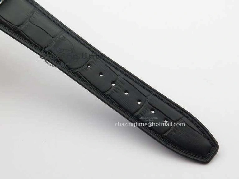 HighQuality Portuguese IW544404 SS Gray Dial On Black Leather Strap A 7259