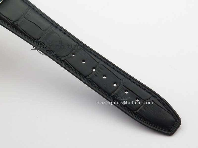 HighQuality Portuguese IW544404 SS Gray Dial On Black Leather Strap A 7259