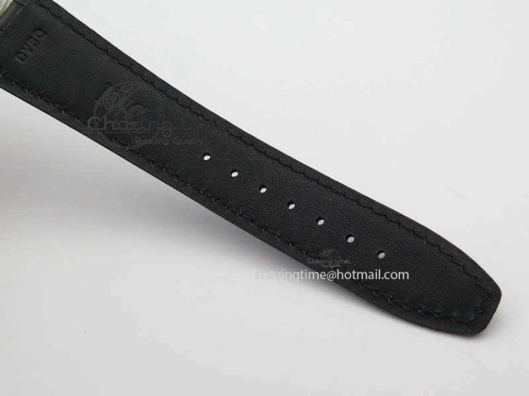 HighQuality Portuguese IW544404 SS Gray Dial On Black Leather Strap A 7259