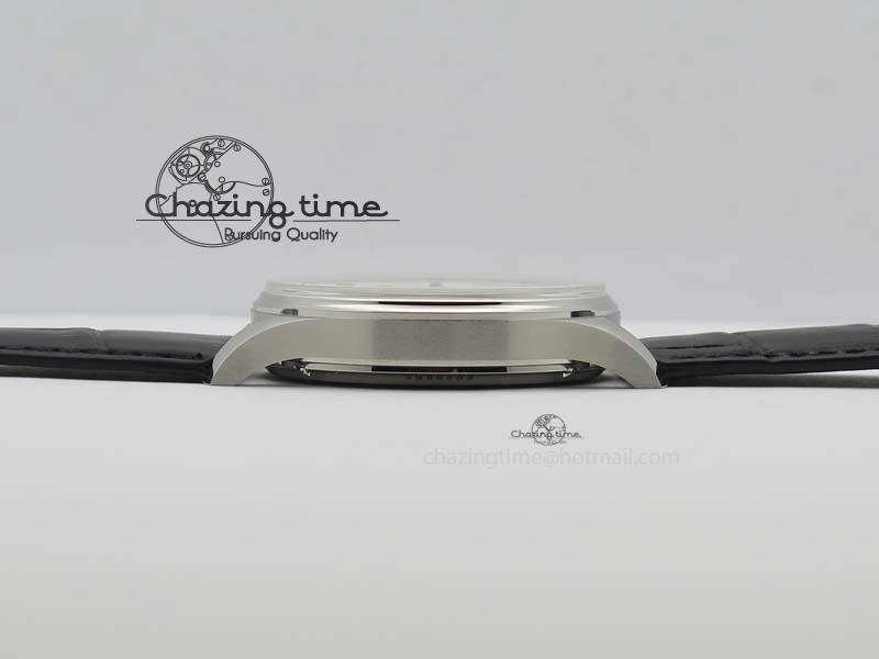 EyeCatching Portuguese IW544404 SS White Dial On Black Leather Strap A 7257