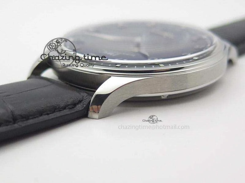 WellDesigned Portuguese IW545407 Black Dial ZF 1:1 Best Edition On Dark Blue Leather Strap 7337