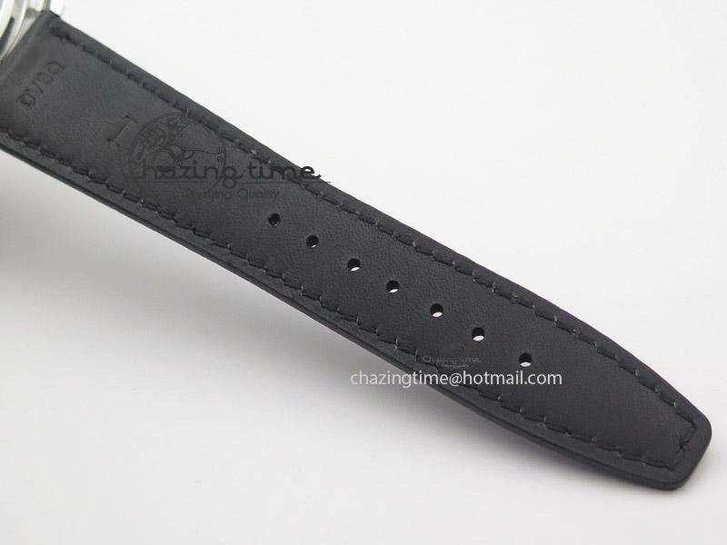Supportive Portuguese IW545408 White Dial ZF 1:1 Best Edition On Dark Blue Leather Strap 7335