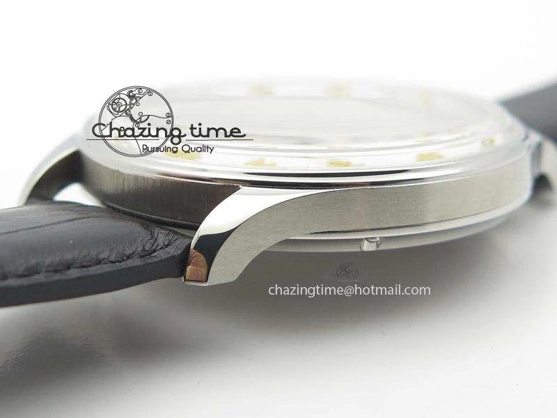 Supportive Portuguese IW545408 White Dial ZF 1:1 Best Edition On Dark Blue Leather Strap 7335