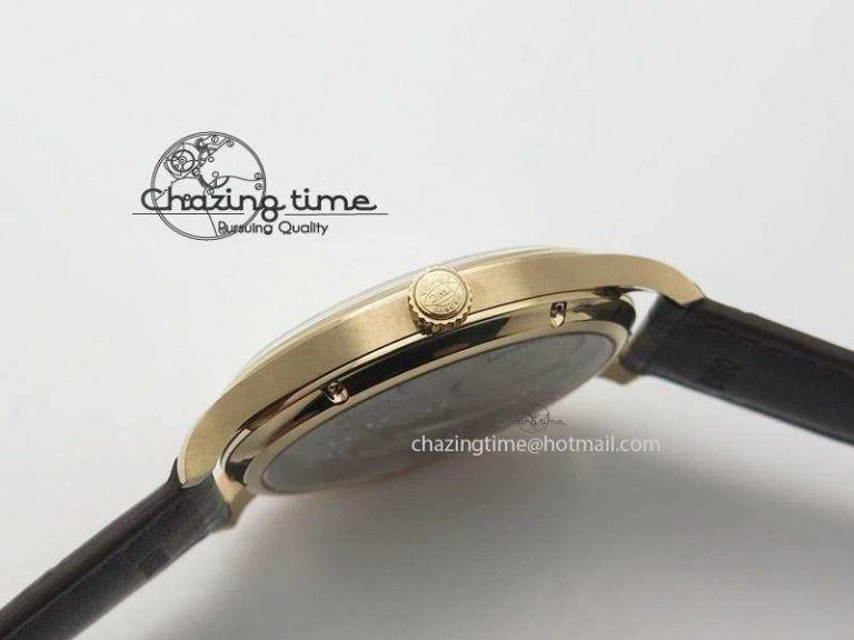 Portuguese IW545409 RG ZF 1:1 Best Edition White Dial On Brown Leather Strap A Comfortable 7336