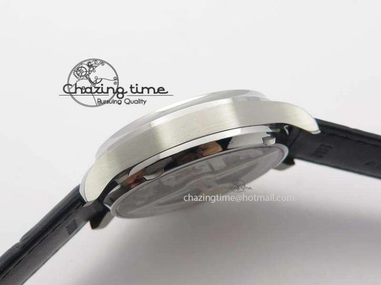 Portuguese Real PR IW500106 ZF 1:1 Best Edition Grey Dial On Black Leather Strap A52010 V Unisex 7306