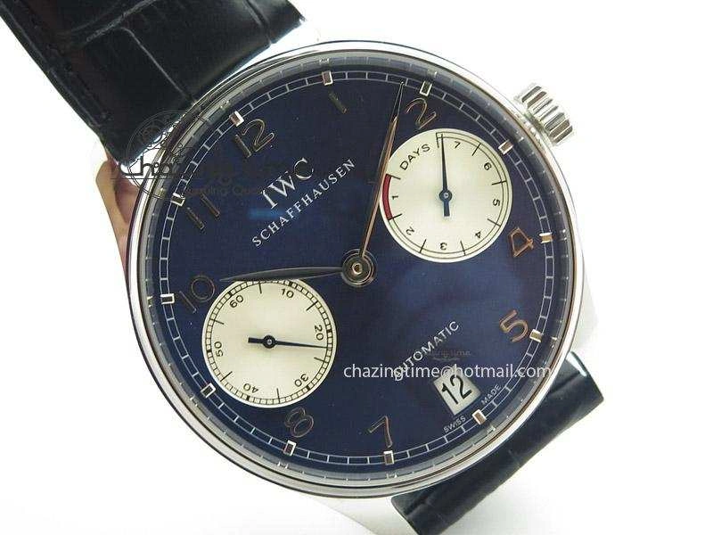 Portuguese Real PR IW500112 ZF 1:1 Laureus Edition On Black Leather Strap A Affordable 7369