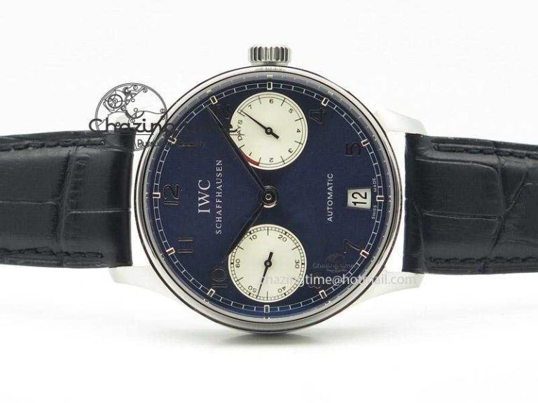Portuguese Real PR IW500112 ZF 1:1 Laureus Edition On Black Leather Strap A Affordable 7369