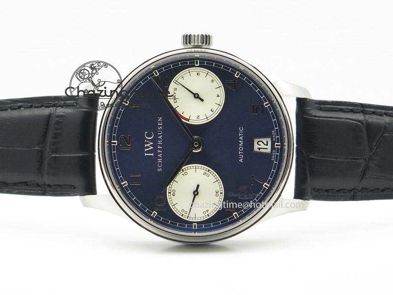 Portuguese Real PR IW500112 ZF 1:1 Laureus Edition On Black Leather Strap A Affordable 7369