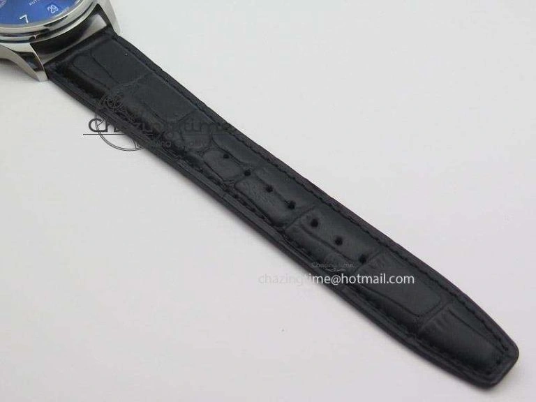 Portuguese Real PR IW500703 ZF 1:1 Best Edition On Black Leather Strap A Comfortable 7370