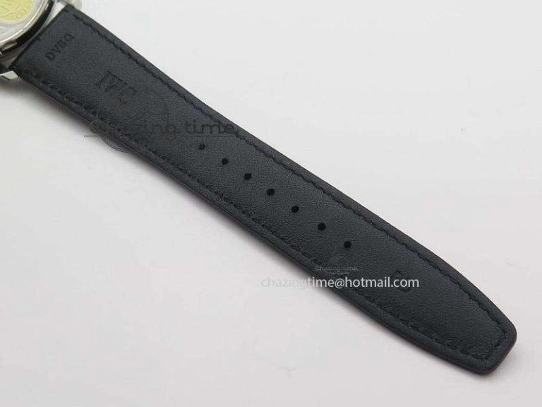 SunProtective Portuguese Real PR IW500704 ZF 1:1 Best Edition On Black Leather Strap A52010 V 7348