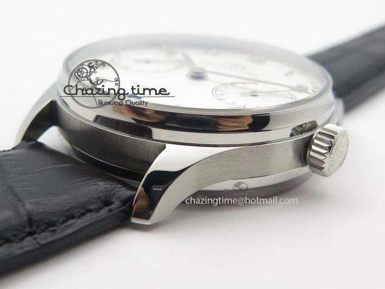 Portuguese Real PR IW500704 ZF 1:1 Best Edition On Black Leather Strap A Snug 7374