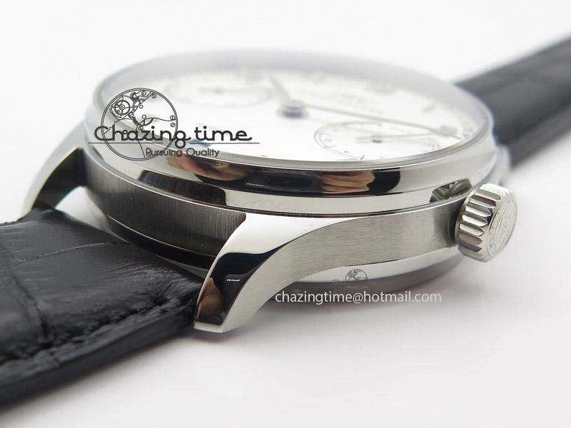 Portuguese Real PR IW500704 ZF 1:1 Best Edition On Black Leather Strap A Snug 7374