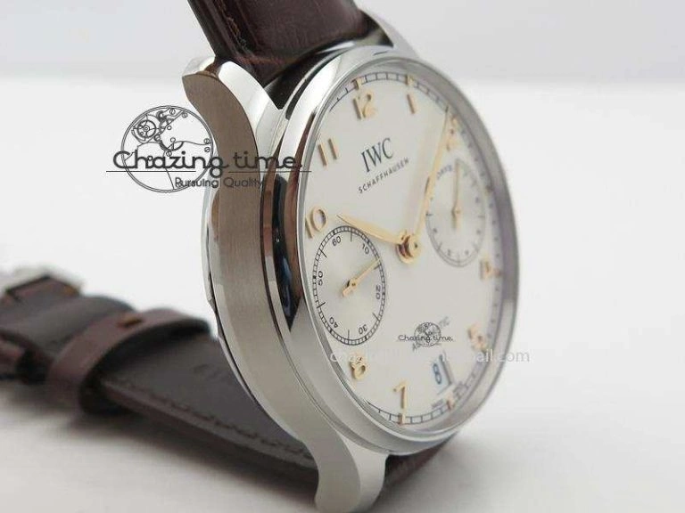 Portuguese Real PR IW500704 ZF 1:1 Best Edition On Brown Leather Strap A52010 V Thermal 7311