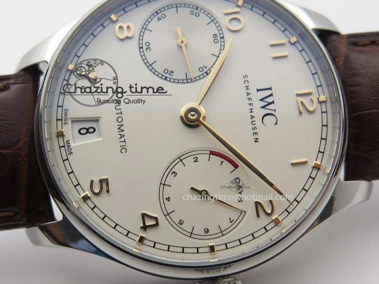 Portuguese Real PR IW500704 ZF 1:1 Best Edition On Brown Leather Strap A52010 V Thermal 7311