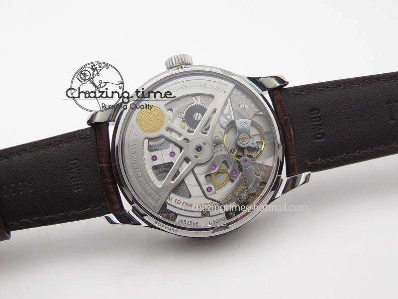 Portuguese Real PR IW500704 ZF 1:1 Best Edition On Brown Leather Strap A52010 V Thermal 7311