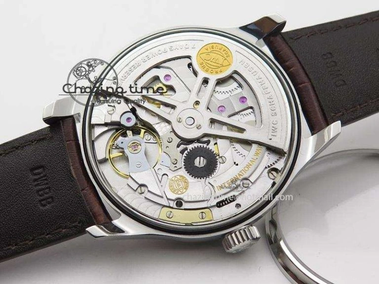 Portuguese Real PR IW500704 ZF 1:1 Best Edition On Brown Leather Strap A52010 V Thermal 7311