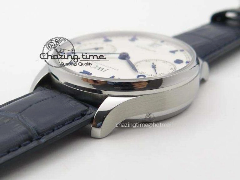 Portuguese Real PR IW500705 ZF 1:1 Best Edition On Blue Leather Strap A52010 V Snug 7310