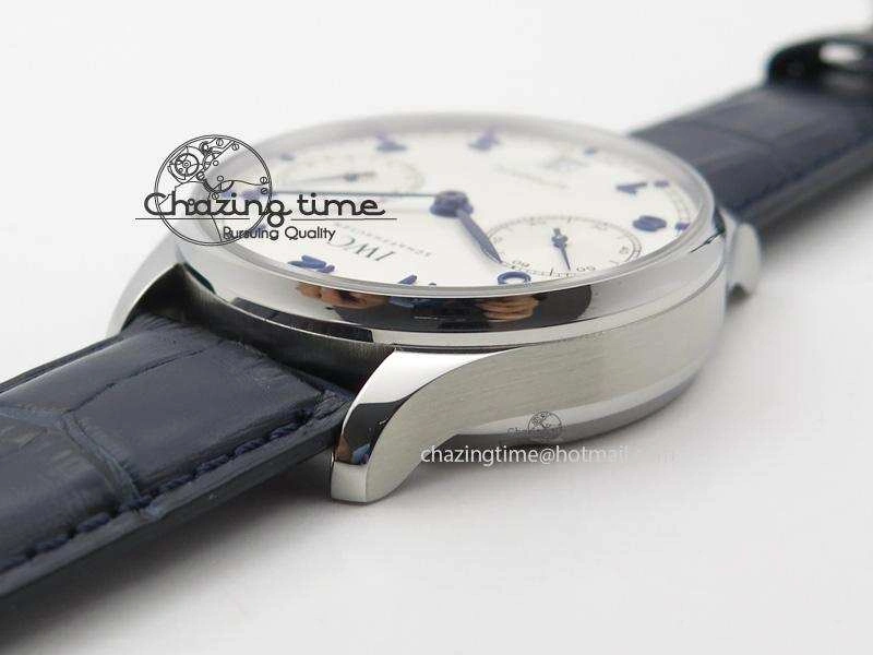 Portuguese Real PR IW500705 ZF 1:1 Best Edition On Blue Leather Strap A52010 V Snug 7310