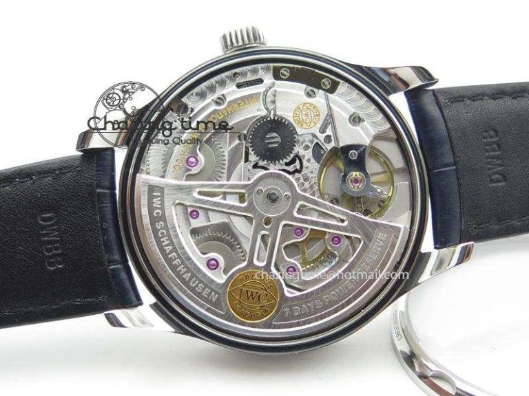 Portuguese Real PR IW500705 ZF 1:1 Best Edition On Blue Leather Strap A52010 V Snug 7310