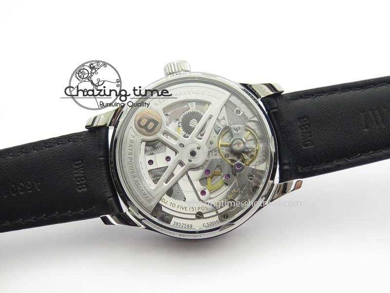 Portuguese Real PR IW500708 ZF 1:1 Best Edition Green Dial On Black Leather Strap A52010 V SmoothTexture 7260