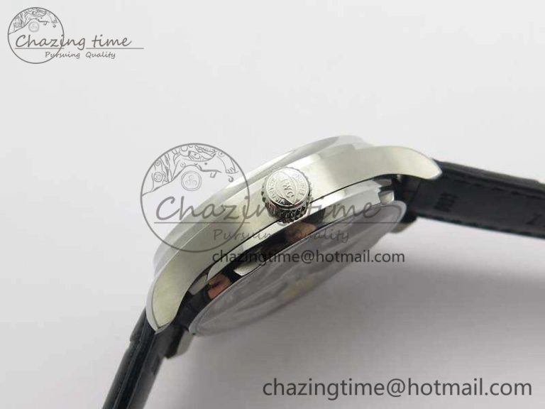 Portuguese Real PR IW500710 ZF 1:1 Best Edition Blue Dial On Black Leather Strap A52010 V Unisex 7234