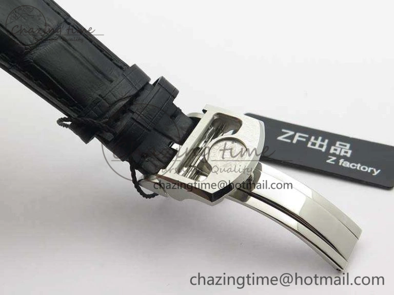 Portuguese Real PR IW500710 ZF 1:1 Best Edition Blue Dial On Black Leather Strap A52010 V Unisex 7234