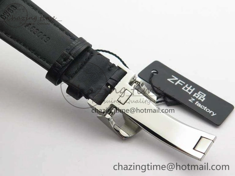 Portuguese Real PR IW500710 ZF 1:1 Best Edition Blue Dial On Black Leather Strap A52010 V Unisex 7234