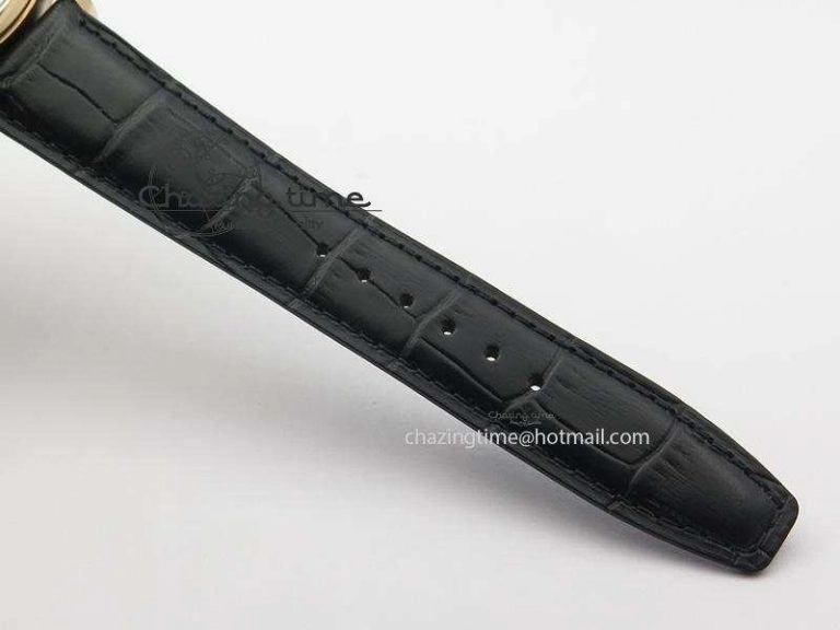 SoftTouch Portuguese Real PR RG IW5007 ZF 1:1 Best Edition Black Dial On Black Leather Strap A52010 V 7304