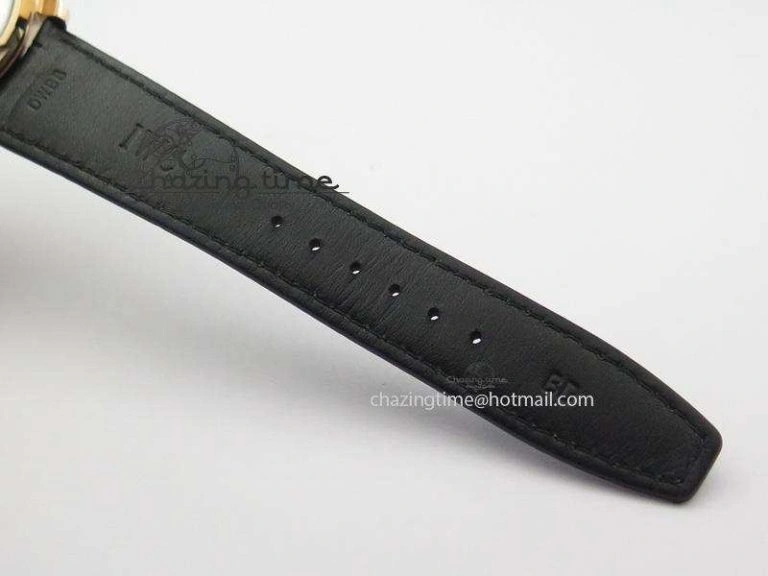 SoftTouch Portuguese Real PR RG IW5007 ZF 1:1 Best Edition Black Dial On Black Leather Strap A52010 V 7304
