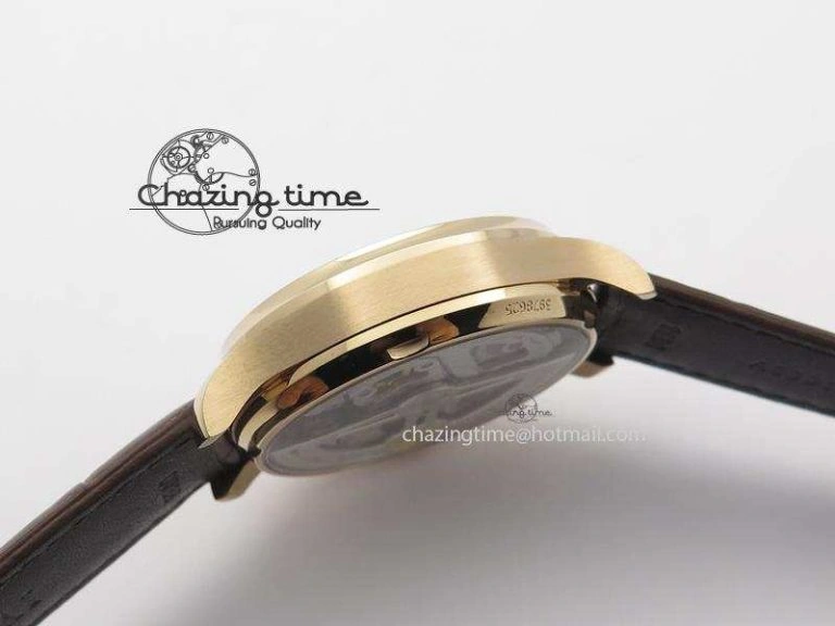 Portuguese Real PR RG IW500701 ZF 1:1 Best Edition On Brown Leather Strap A52010 V SoftTouch 7302